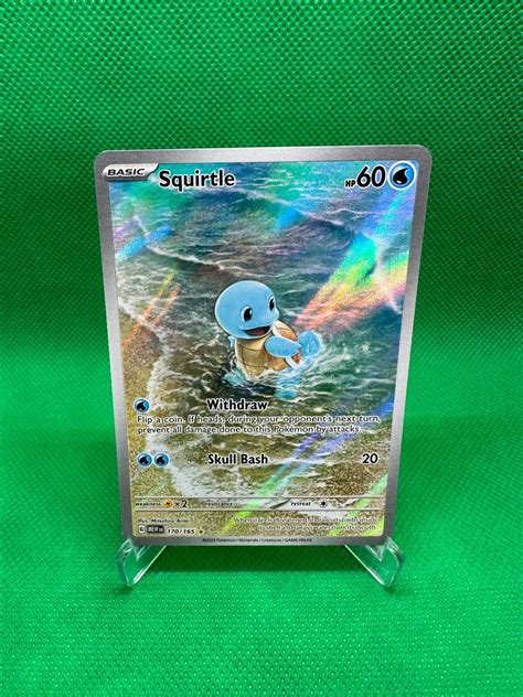 Squirtle Scarlet And Violet Full Art Illustration Rare