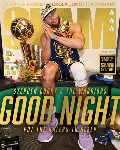 Night Night Nba Champion Stephen Curry Covers Slam 239 Slam