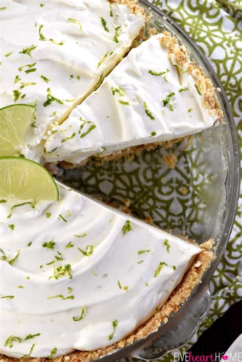 No Bake Frozen Margarita Pie Cool And Creamy With A Salty Sweet