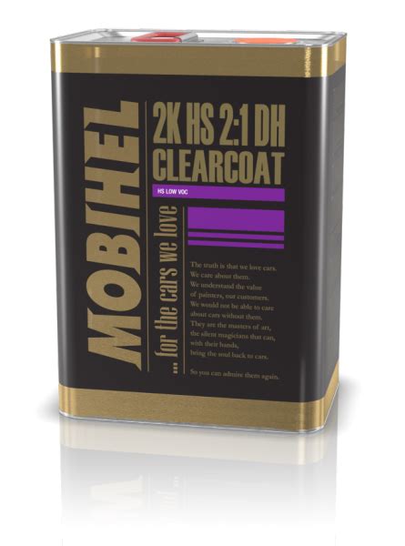 Mobihel 2K HS 2:1 Blanke Lak - Non Paint Pro