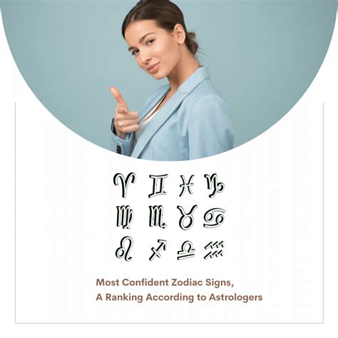 Most Confident Zodiac Signs A Ranking According To Astrologers