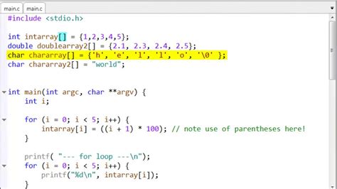 037 Initializing Arrays Welcome To The Course C Programming YouTube