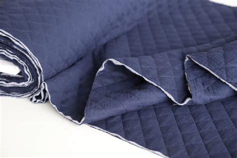 Quilted Double Gauze Navy Dot To Dot Studio