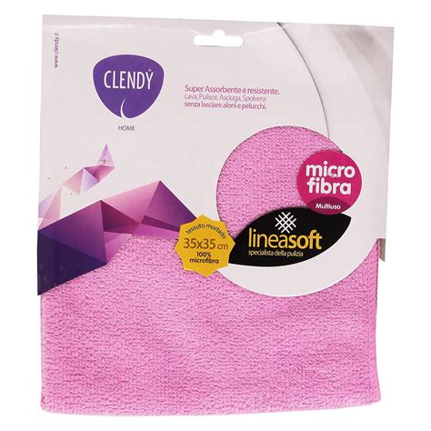 Clendy Soft Panno In Microfibra Multiuso Formato 35x35 Cm