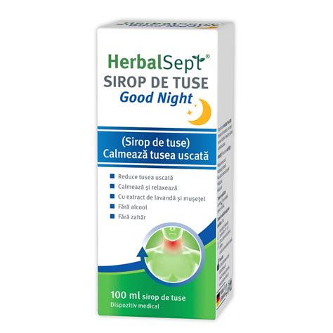 HerbalSept GOOD NIGHT Sirop 100 Ml Theiss Naturwaren Farmacia Tei