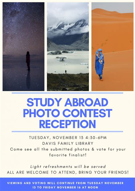 Study Abroad Photo Contest Reception Featured News