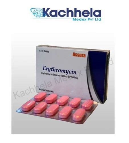 Erythromycin 500mg Tablets At Rs 80 Box Nagpur ID 26356010062