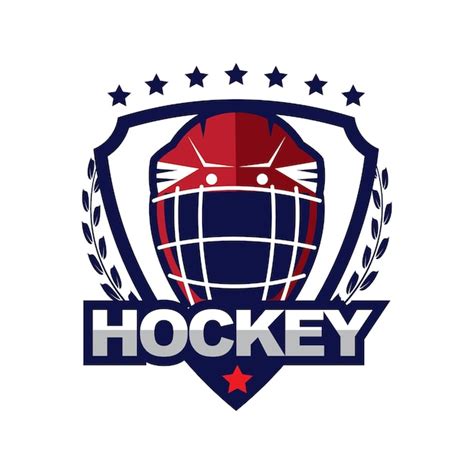 Logotipo De Hockey Vector Premium