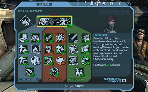 The Threshold Of Consistency Borderlands 1 Characters Skill Tree