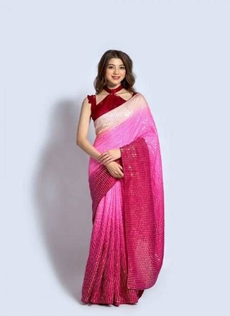 Padding Fancy Stylish Party Wear Vichitra Silk Saree Collection