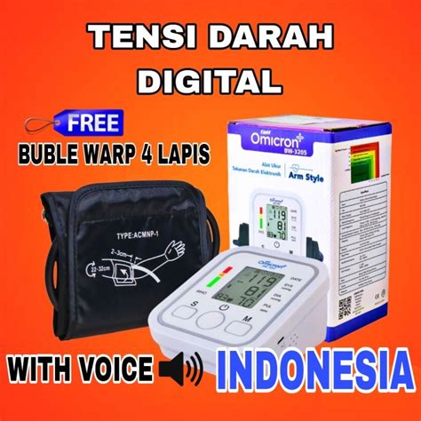 Omicron Tensi Darah Digital Alat Pengukur Tekanan Darah Tensimeter