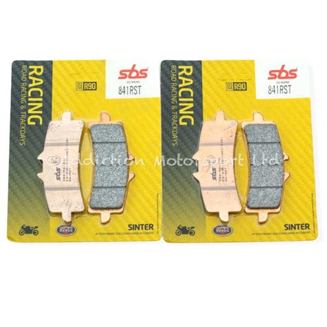 2x Pairs Of SBS Sinter Front Brake Pads For Brembo M4 Calipers 841RST