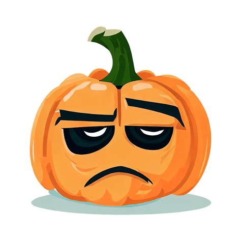 Bored Pumpkin Icon Halloween Emotions Iconpack Icon Archive