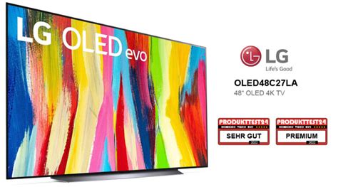 LG OLED48C27LA Mit OLED Evo Display Im Test Produkttest24 Test