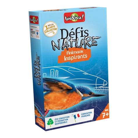 Défis Nature Animaux inspirants Bioviva King Jouet Jeux de cartes