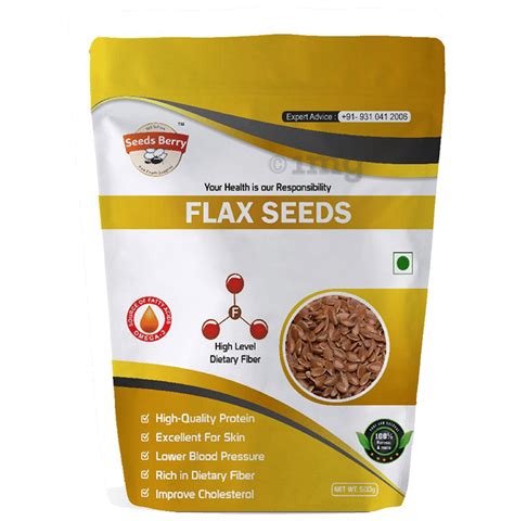 Seeds Berry Flax Seeds Buy Packet Of 500 0 Gm Seeds At Best Price In