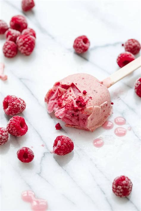 Raspberry White Chocolate Ice Cream Pops Love And Olive Oil Recipe Ice Cream Pops White