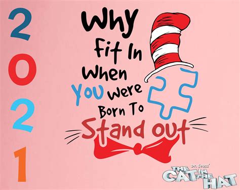 Why Fit In When You Were Born To Stand Out Svg Dxf Pngdr Etsy