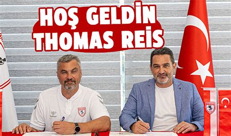 Samsunspor Thomas Reis Ile S Zle Me Imzalad Samsunspor Gazete Ger Ek