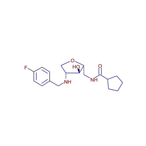 Mzcloud Anhydro Cyclopentylcarbonyl Amino Dideoxy