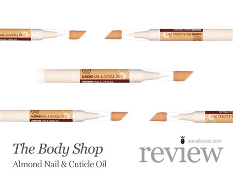 The Body Shop Almond Nail And Cuticle Oil Review