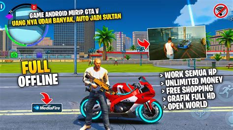 KEREN BANGET Game Open World Mirip GTA V Full Offline Grafik HD Map