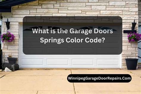 What Is The Garage Doors Springs Color Code