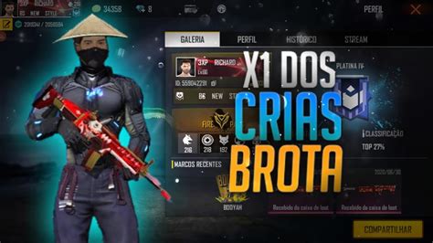 🔴 Free Fire Ao Vivo 🔴 Jogando Com Inscritos X1 Dos Crias 🔥 2k ⚡