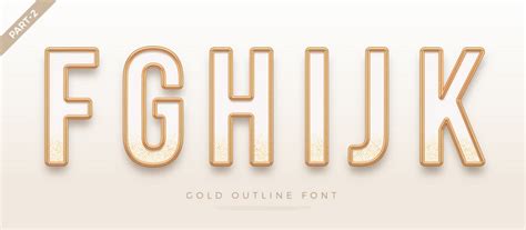 Gold And Glitter Typeface Golden Font Design Vector Image