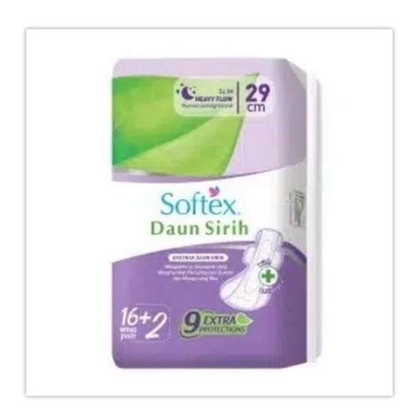 Jual Softex Daun Sirih Wing 29 Cm Isi 162 Pad Pembalut Wanita Di