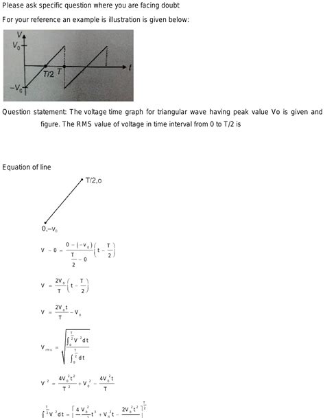 Calculate The Rms And Mean Value Of Current For A Square Or