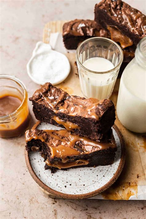 Small Batch Brownies With Caramel Sauce Emma Duckworth Bakes