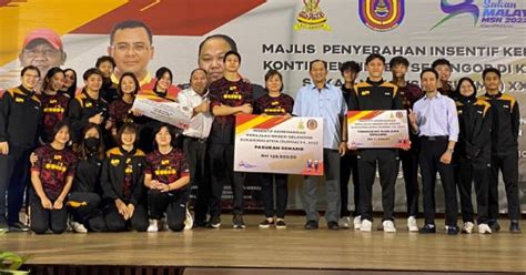 Atlet Sukma Selangor Terima Insentif Lebih Setengah Juta Harian