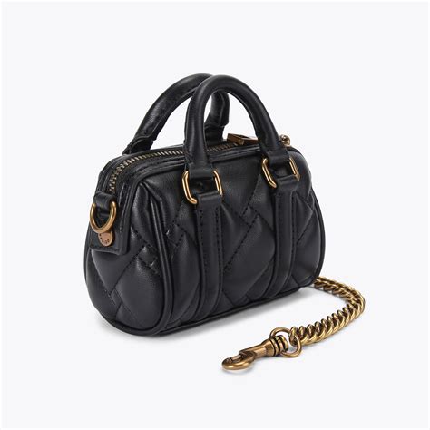 KENSINGTON BOSTON CHARM Black Micro Boston Bag by KURT GEIGER LONDON