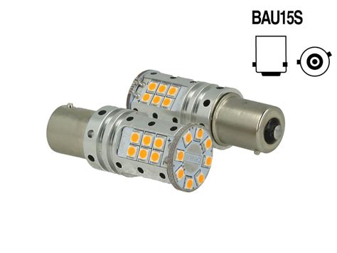 CARALL Lampada Led BAU15S PY21W Canbus 12V 25W Reale Arancione Piedi S