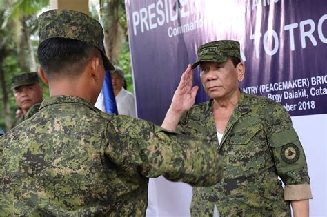 Militarization Of Government Correct Says Duterte