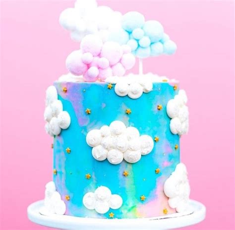 🎂💗🎂 Rainbow Birthday Cake Cloud Cake Cupcake Cakes