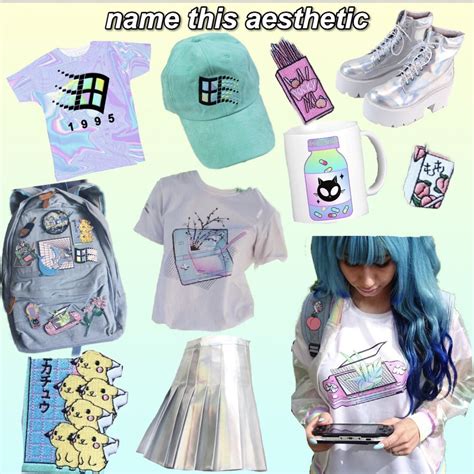 Vaporwave Girl Vaporwave Fashion Vaporwave Aesthetic Outfits Aesthetic Clothing Stores