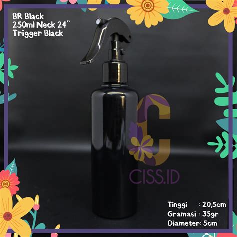 Jual Botol Plastik Br Ml Hitam Trigger Hitam Hand Sanitizer