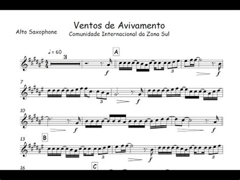 Ventos De Avivamento Comunidade Zona SulPartitura Trompete Trombone