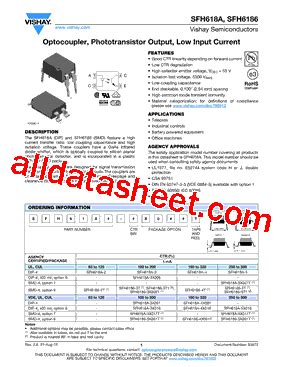 Sfh T Pdf Vishay Siliconix