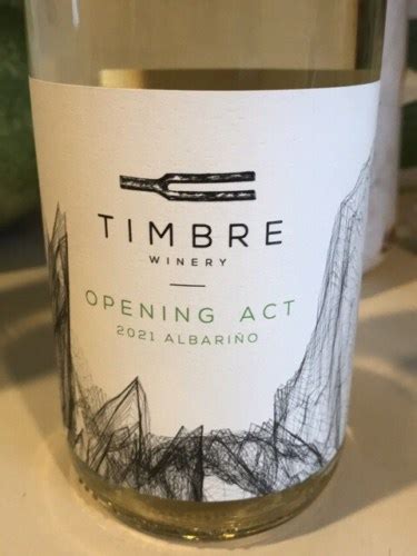 Timbre Opening Act Albariño Vivino US