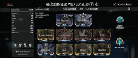 'Wisp' İdeal Build - BUILDLER - Warframe Forums