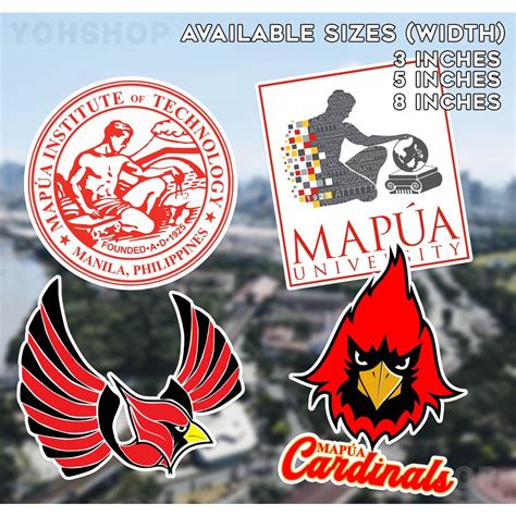 University Logos | NCAA University Logo Sticker | Mapua University Logo ...