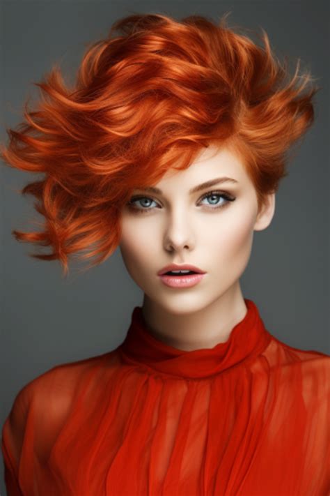 Gorgeous Red Hair Color Ideas Trending In Short Hair Styles