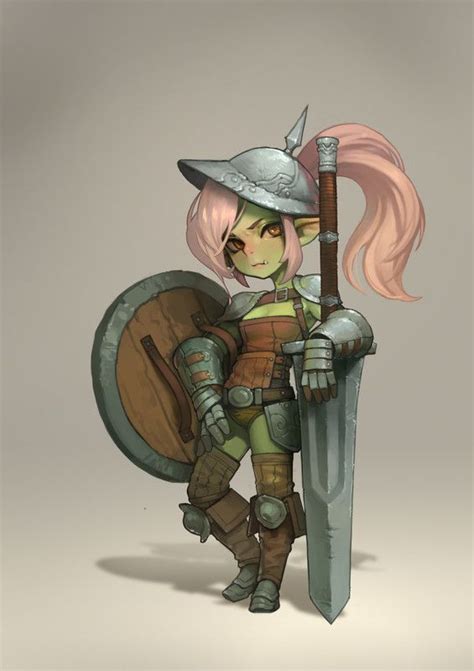 Goblin Female Character In 2019 Goblin Art Fantasy Character Design Character Art