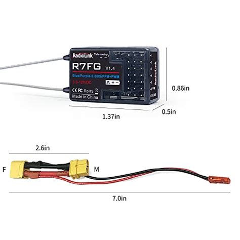 Radiolink Rc Gs V Channels Rc Transmitter And Gyro Receiver R Fg