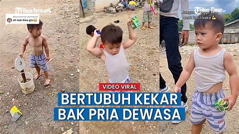 Viral Anak 3 Tahun Miliki Badan Berotot Bertubuh Kekar Hingga Dada