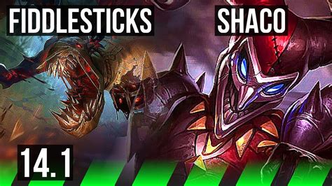 FIDDLESTICKS Vs SHACO JNG Rank 2 Fiddle 600 Games 5 2 6 NA