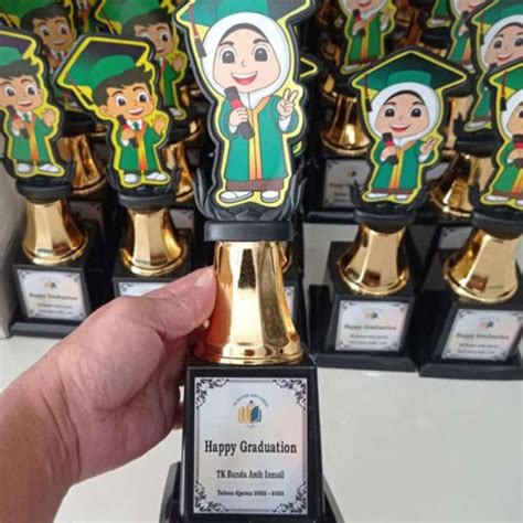 Jual Piala Trophy Tropi Plakat Wisuda Paud TK Kober Kab Bogor